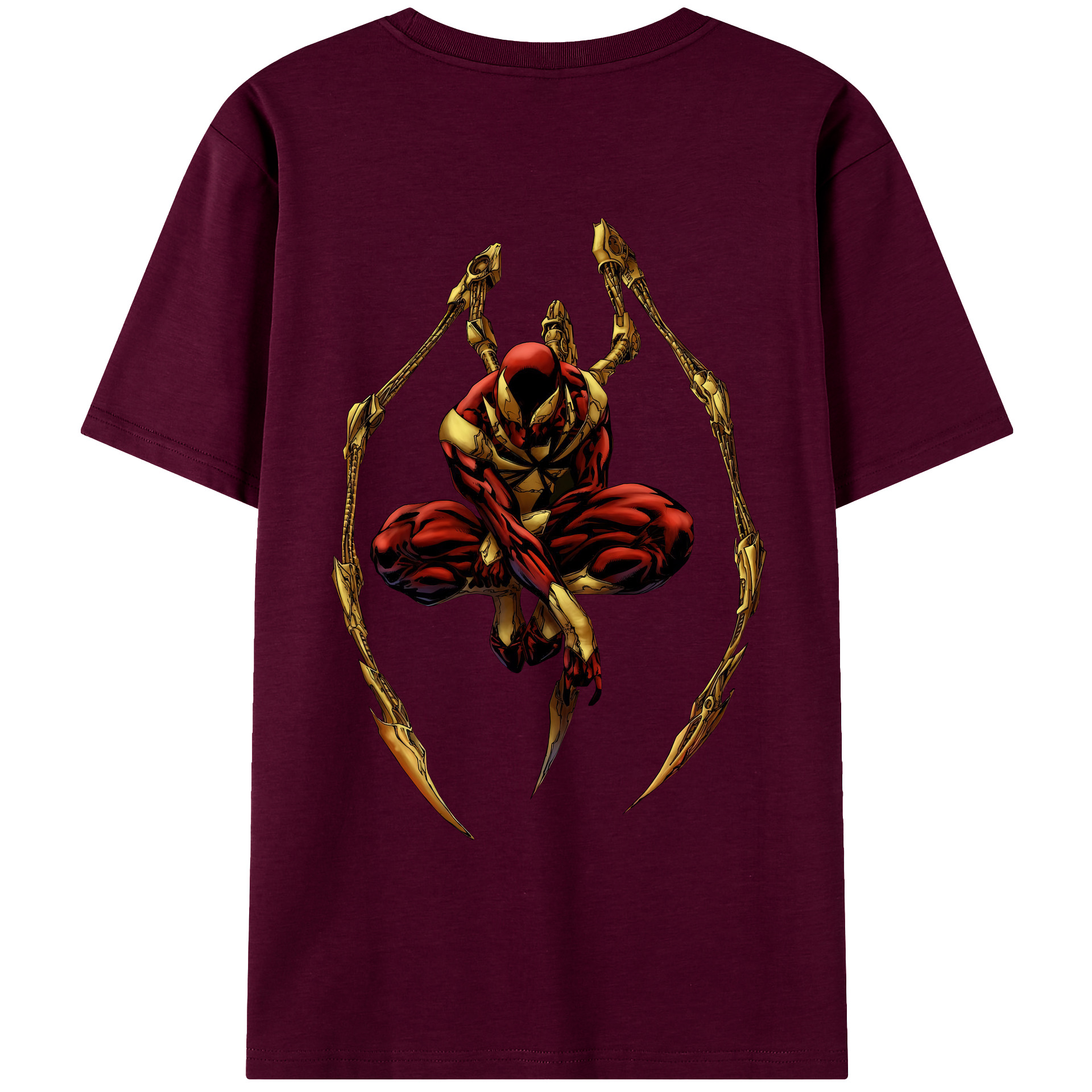 （画像用） Spider Man スパイダーマン レディース半袖Tシャツ(バックプリント)